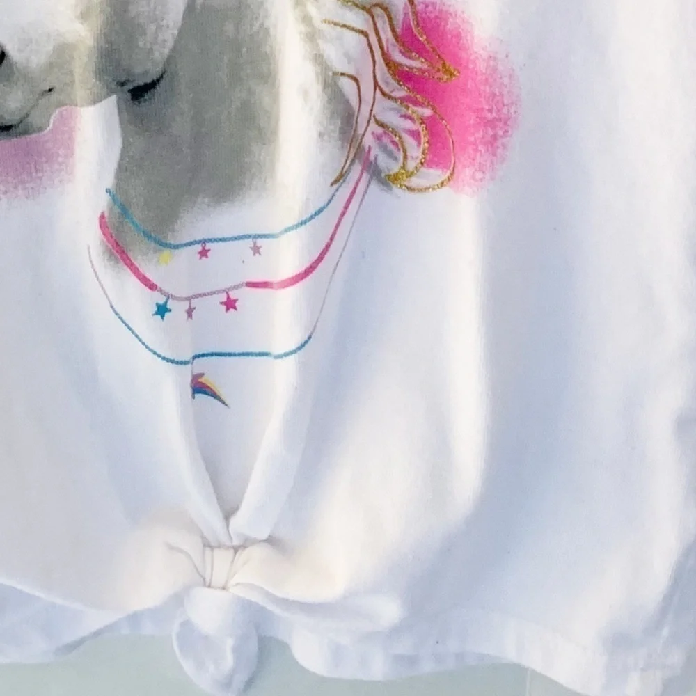 Wonder Nation Girls multi-color tank. Size 6-6x. Graphic tee Unicorn
